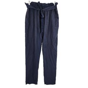 Free For Humanity paper bag pants blue one size